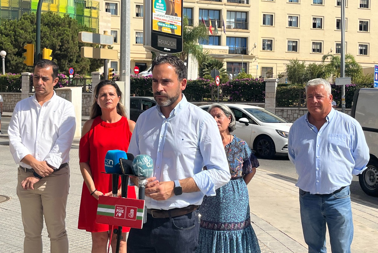 Daniel Pérez denuncia el desmantelamiento de la sanidad pública en Málaga 