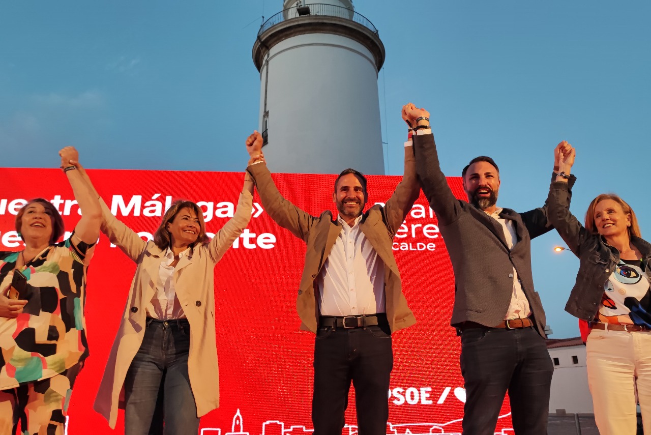 Dani Pérez convoca a los malagueños a hacer historia y poner fin a 28 años de gobierno del PP