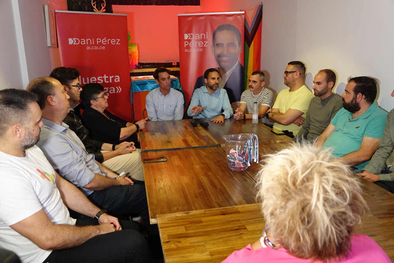 Dani Pérez creará un área específica LGTBIQ+ para avanzar hacia una Málaga más diversa y tolerante 