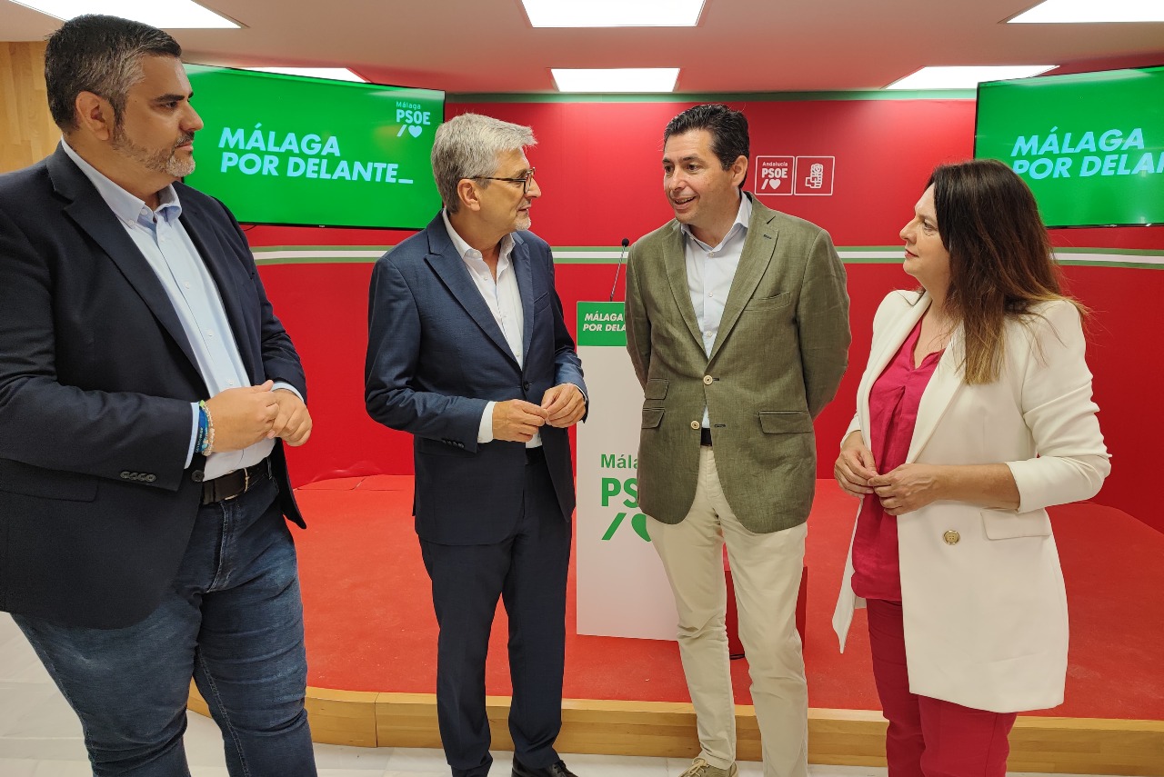El PSOE de Málaga exige a la Junta una mayor financiación para los municipios del litoral
