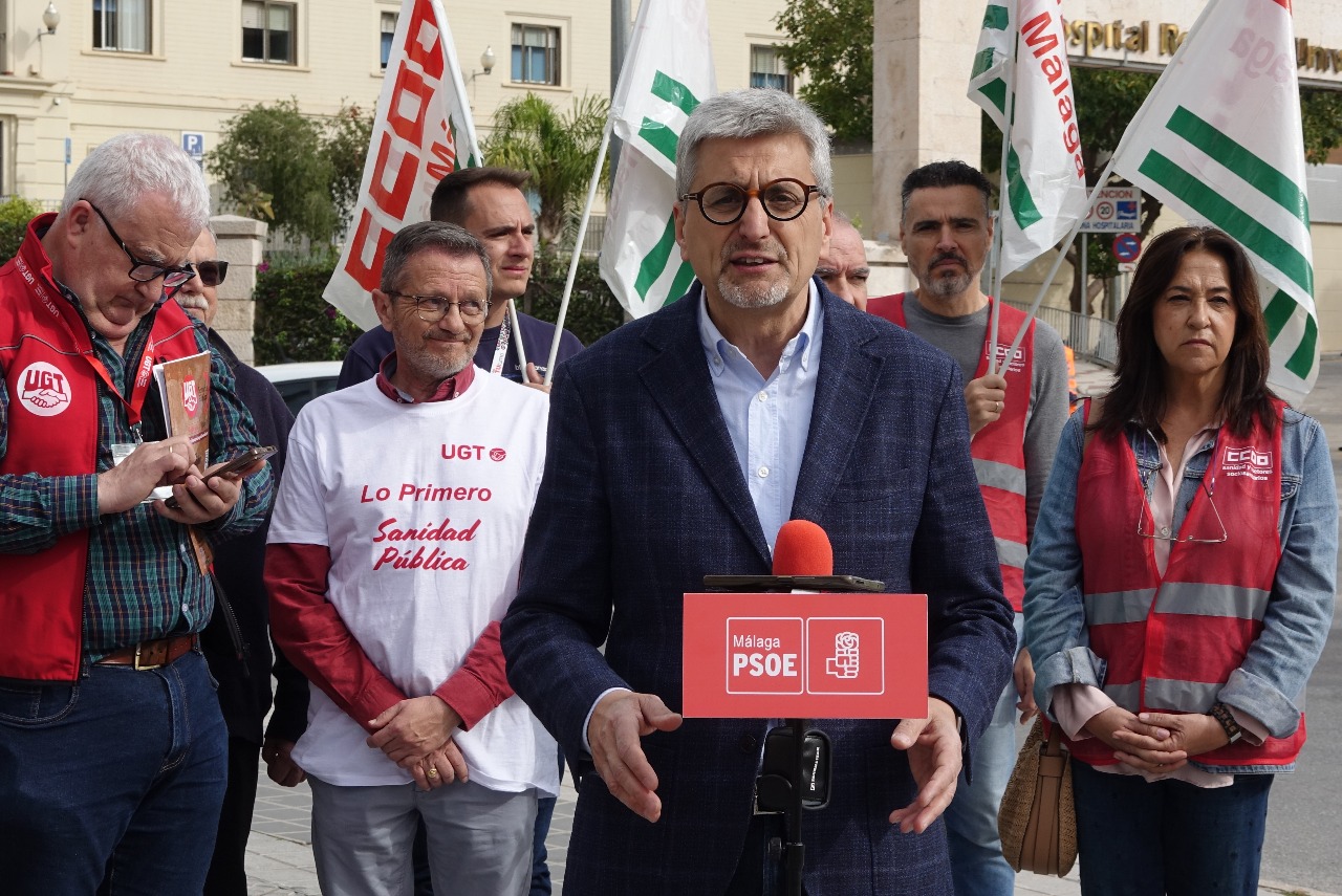 Josele Aguilar: “El colapso en el Clínico se debe al abandono en el que tiene Moreno Bonilla a la sanidad pública andaluza”
