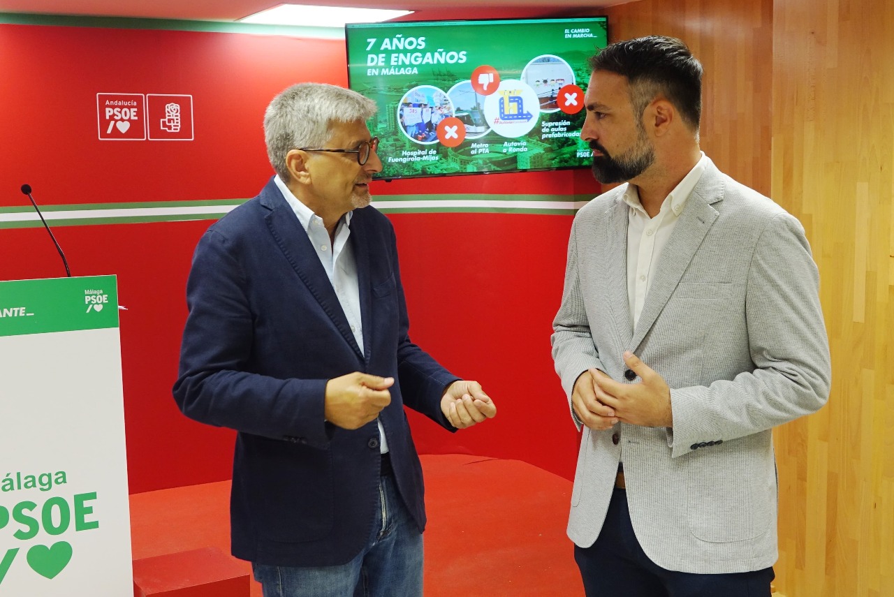 El PSOE lanza una campaña para denunciar los siete años de engaños de Moreno Bonilla en Málaga