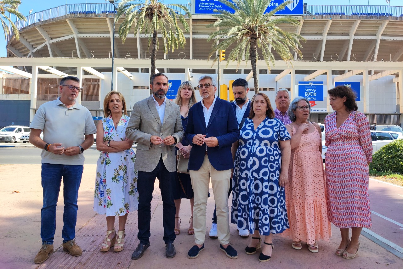 El PSOE de Málaga exige responsabilidades políticas tras el fiasco por la renuncia al Mundial 2030