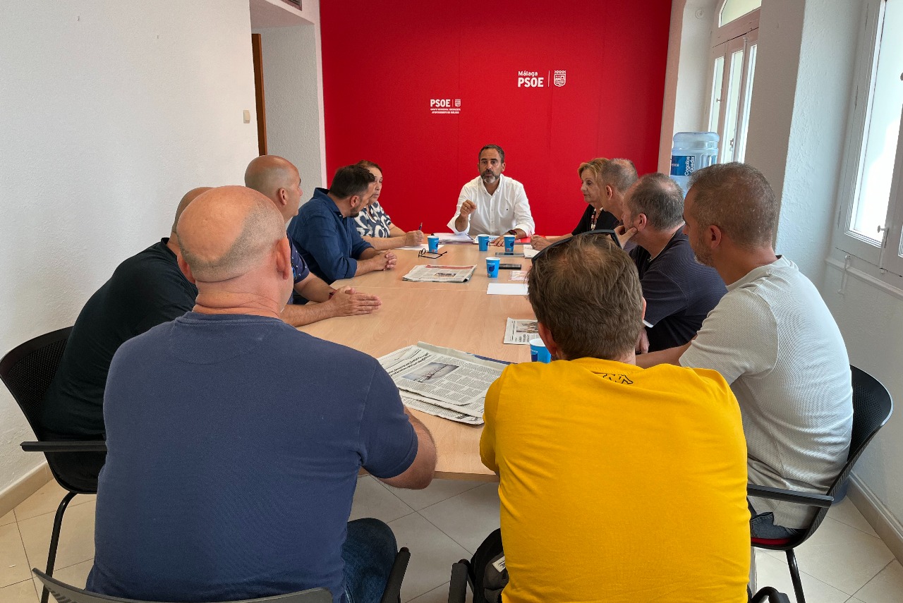 El PSOE muestra su apoyo a los trabajadores de LIMASAM y pide más medios para limpiar Málaga