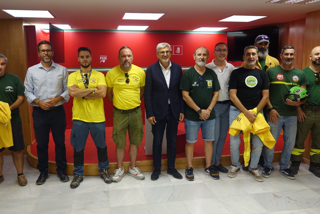 El PSOE de Málaga respalda las reivindicaciones de los trabajadores del INFOCA