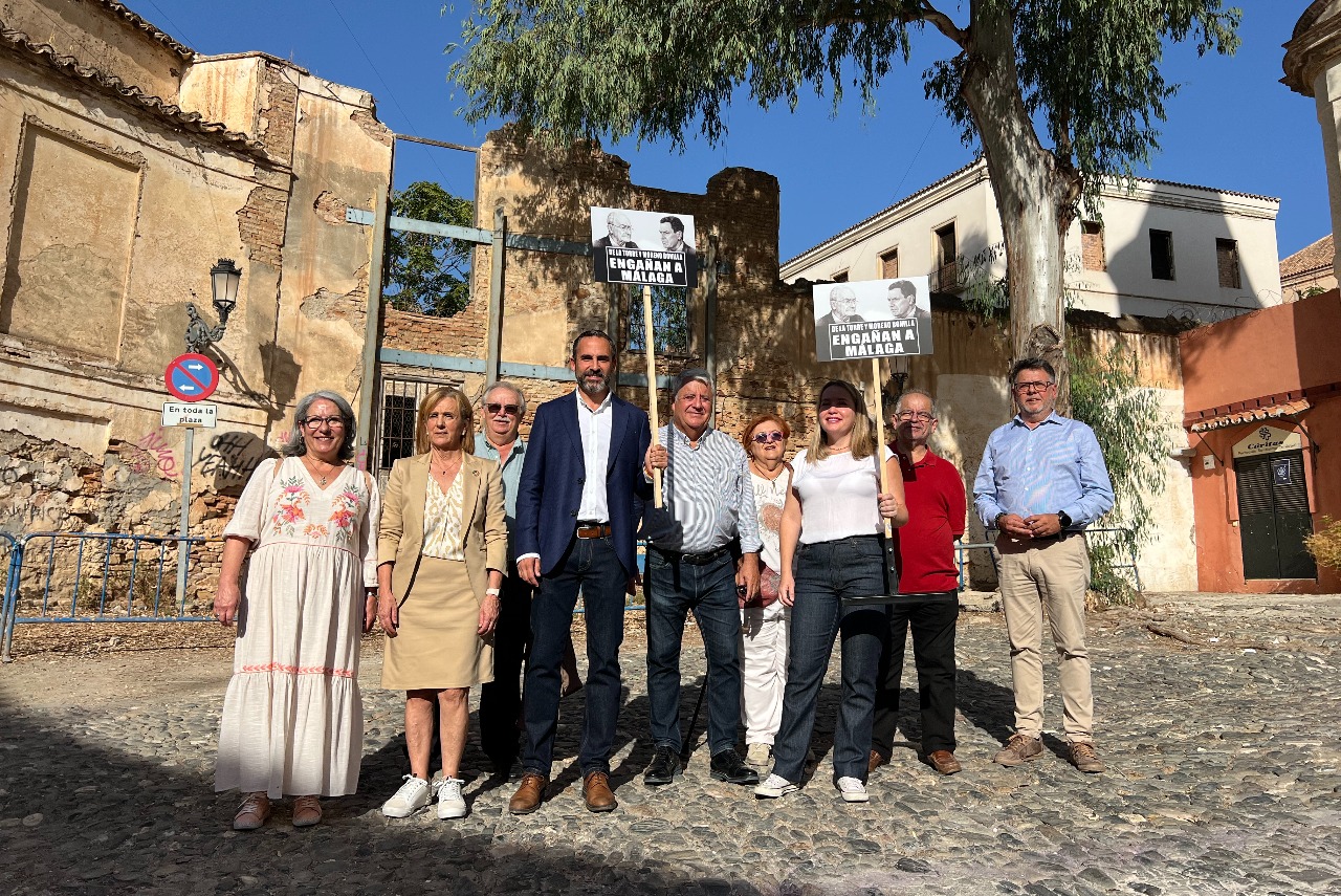 El PSOE lanza la campaña ‘De la Torre y Moreno Bonilla engañan a Málaga’ para denunciar los incumplimientos del PP con la ciudad