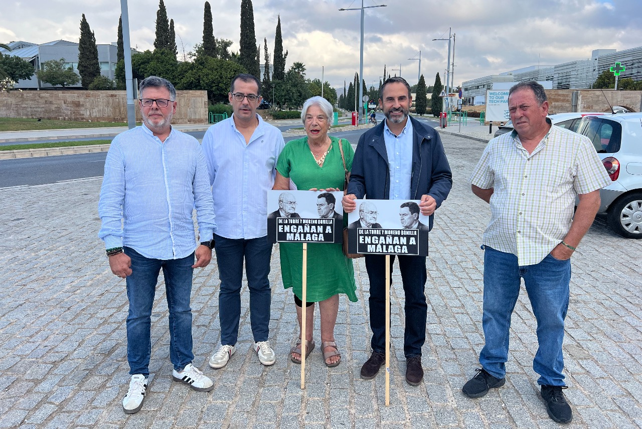 Pérez: “El metro al PTA se ha convertido en el gran engaño de Moreno Bonilla y De la Torre”