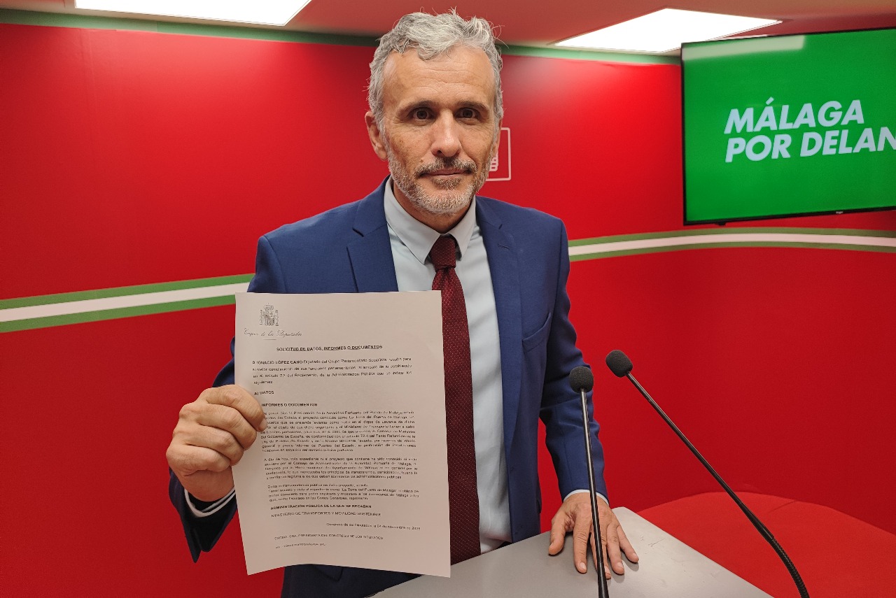 El PSOE solicita al Gobierno acceso al expediente del proyecto de la Torre del Puerto