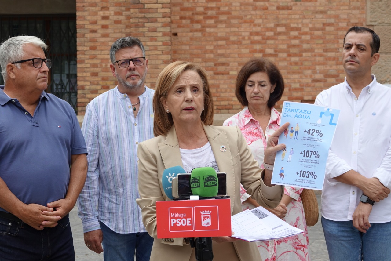 El PSOE pide una auditor&iacute;a en EMASA tras descubrirse que se cobraba indebidamente a m&aacute;s de 59.000 hogares malague&ntilde;os